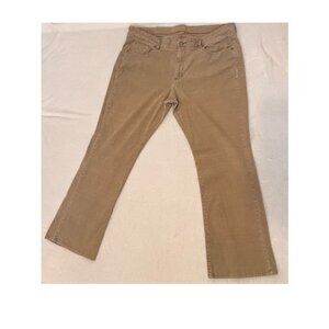 Old Navy Tan Corduroy Sweetheart Classic Rise Bootcut Pants 16 Mid-rise Stretch